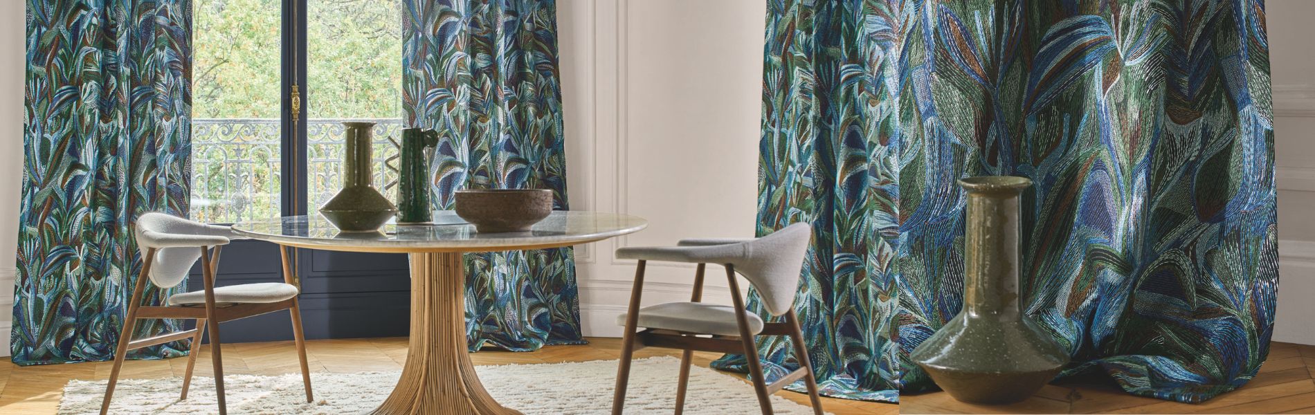 カサマンス　カーテン椅子用生地